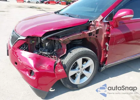 2010 Lexus Rx 350 from USA, damaged, VIN 2T2BK1BA0AC026468